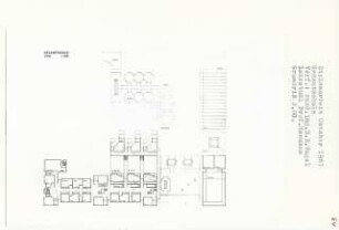 Gesamtschule, Berlin-Kreuzberg (Diplomarbeit bei Bernhard Hermkes): Grundriss 2. Obergeschoss 1:200