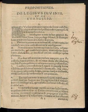 De Legibus Divinis, Et De Evangelio.