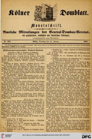 Nr. 329 (27.01.1885)