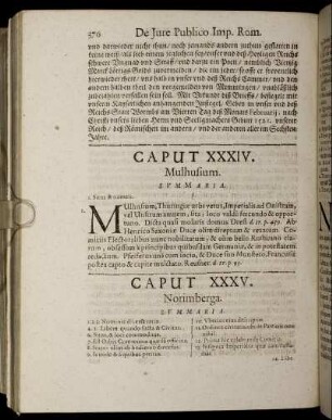 Caput XXXV. Norimberga
