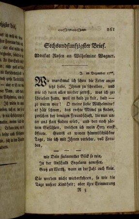 Sechsundfunfzigster Brief. - Sechszigster Brief.