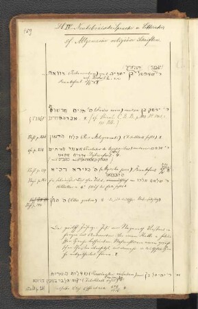 Db IV. Neuhebräische Sprache und Litteratur