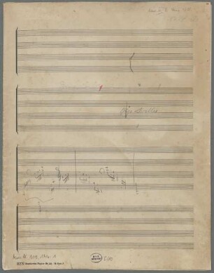 Quartets, vl (2), vla, vlc, LüdD deest - BSB Mus.N. 119,144-1 : Streichquartett op. 13. // Hugo Distler