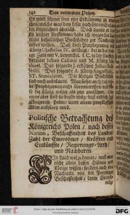 Politische Betrachtung des Königreichs Polen […]