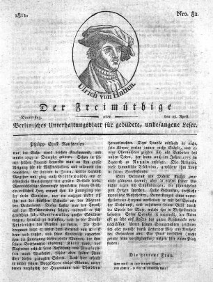 Nro. 82, Donnerstag, den 25. April 1811