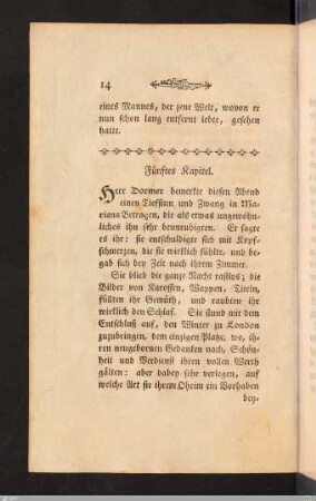 Fünftes Kapitel.