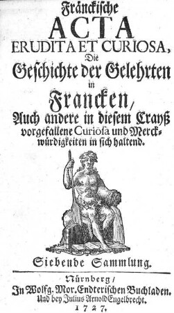 Siebende Sammlung.