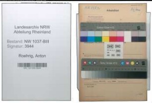 Entnazifizierung Anton Roehrig , geb. 19.01.1895 (Angestellter)