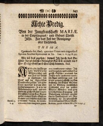 143-157, Thema. - Punctum I.