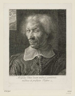 Me Guido Patin docteur medicus parisiensis medicus et professor Regius