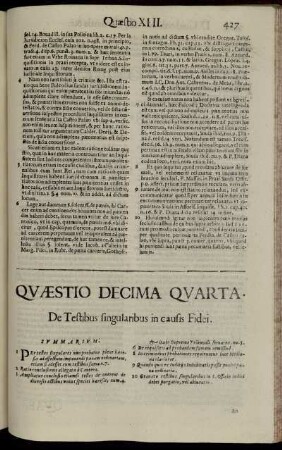 Qvæstio decima qvarta
