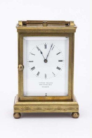 Johann Conrad Felsing, Kleine Reiseuhr, um 1850 (Uhrwerk um 1900), Inv. Nr. II 64/560 j