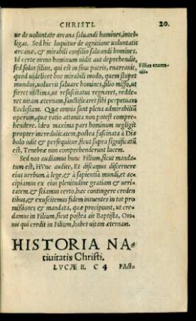 Historia Nativitatis Christi.