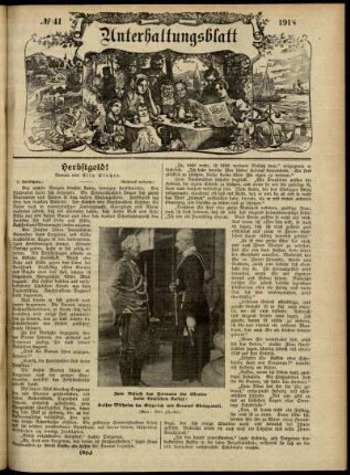 Ausgabe vom Sonntag, den 13. Oktober 1918.