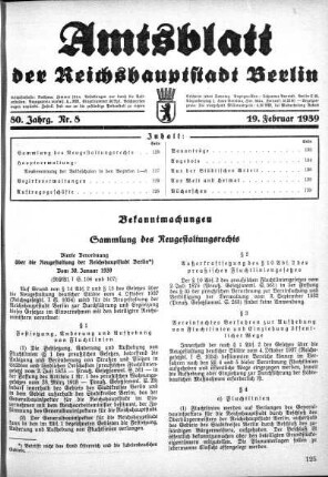 1939,8: Nr. 8, 19. Februar 1939