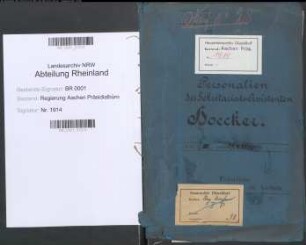 Höcker, Ottokar, jg. 1843, Regierungssekretär.