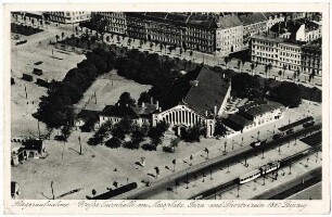 Fliegeraufnahme : Große Turnhalle am Messplatz