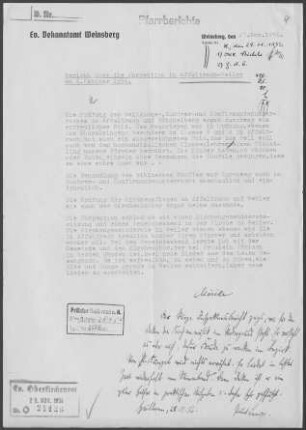 Affaltrach: Inspektionsbericht 1956