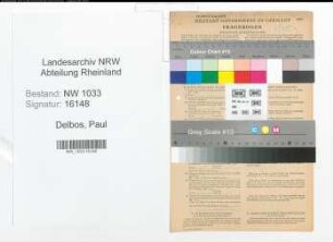 Entnazifizierung Paul Delbos , geb. 29.12.1921 (Installateur)