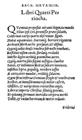 Libri Quarti Periocha.