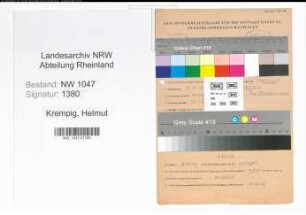 Entnazifizierung Helmut Krempig , geb. 19.10.1909 (Sekretaer)
