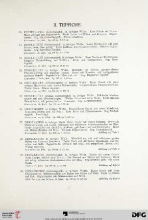 Teppiche (Nr. 50-71)