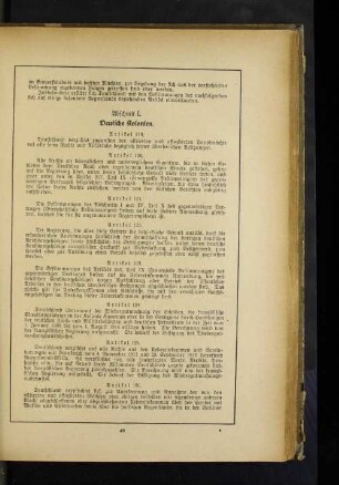 Abschnitt I. Deutsche Kolonien.