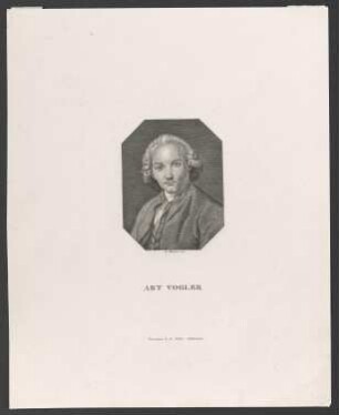 Porträt Georg Joseph Vogler (1749-1814)