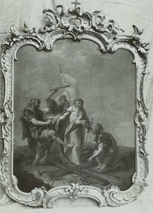Jesus wird der Kleider beraubt und mit Galle getränkt, 10. Station