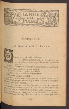 Capítulo XXIX - Un gran triunfo de Luman