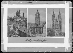 Meißen. Dom, Burgberg, Frauenkirche m. Porzellanglockensp.