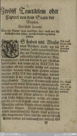 Das Erste Tractat.