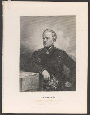 Porträt Helmuth Karl Bernhard, Graf von Moltke (1800-1891)