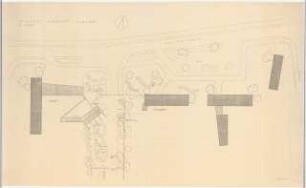 Friedhofserweiterung Manfort, Leverkusen: Lageplan Eingangsbereich 1:250