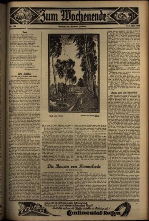 Zweite Ausgabe vom Samstag, den 06. Juni 1936.