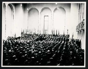 PA 7041, Universitätsjubiläum 1927: Versammlung in der Neuen Aula.