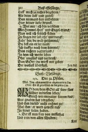 Buß-Gesänge.