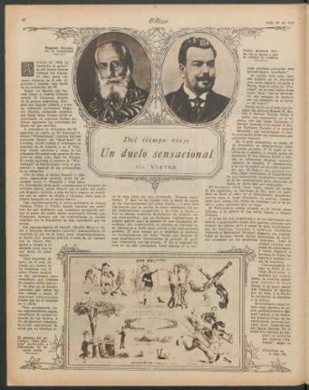 Un duelo sensacional : Del tiempo viejo