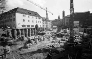 Freiburg: Großbaustelle Tiefgarage am Rotteckring