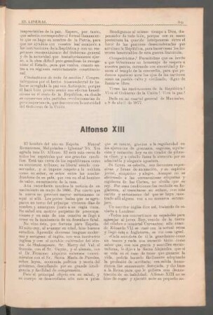 Alfonso XIII