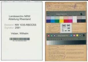 Entnazifizierung Wilhelm Vetaer , geb. 14.01.1910 (Buchhalter)