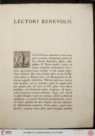 Lectori benevolo