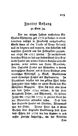 Zweiter Anhang - (zu Seite 34)