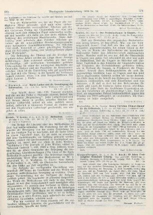 574 [Rezension] Szabó, Josef S., Der Protestantismus in Ungarn