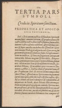 Credo in Spiritum sanctum.