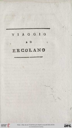 Viaggio ad Ercolano