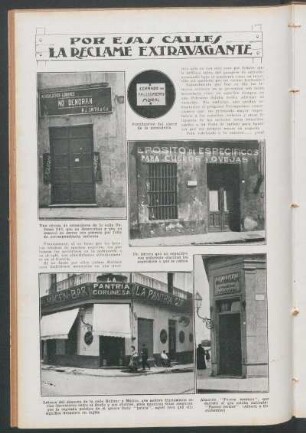 Por esas calles - La reclame extravagante
