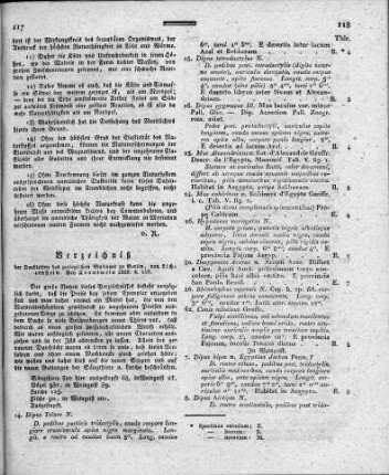Verzeichnis der Doubletten des zoologischen Museums zu Berlin / von Lichtenstein. - Berlin: Trautwein, 1823