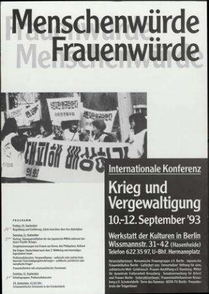 Menschenwürde - Frauenwürde