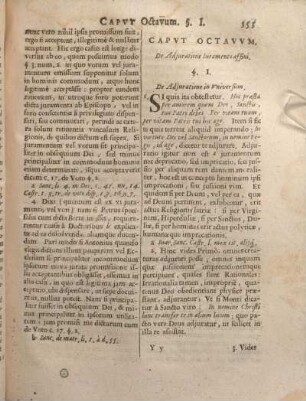 Capvt Octavvm. De Adjuratione Iuramento affini.